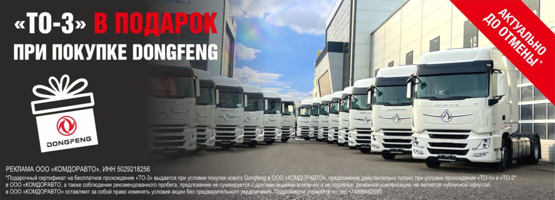 на сайт то 3 в подарок при покупке dongfeng