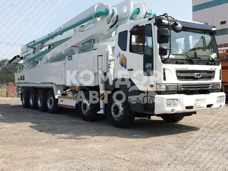 Автобетононасос KCP 63ZX6170 (63 м) на шасси Daewoo Novus CR9CS