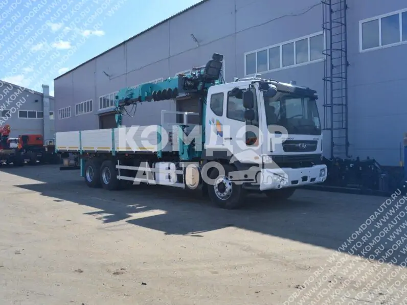 Грузовик с манипулятором HKTC-8026S на шасси Daewoo Novus CL8CF