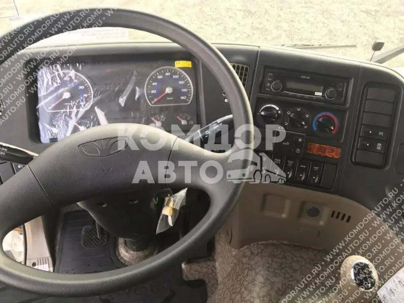 Грузовик с манипулятором HRS156 на шасси Daewoo Novus CC6CT грузоподъемность 7т