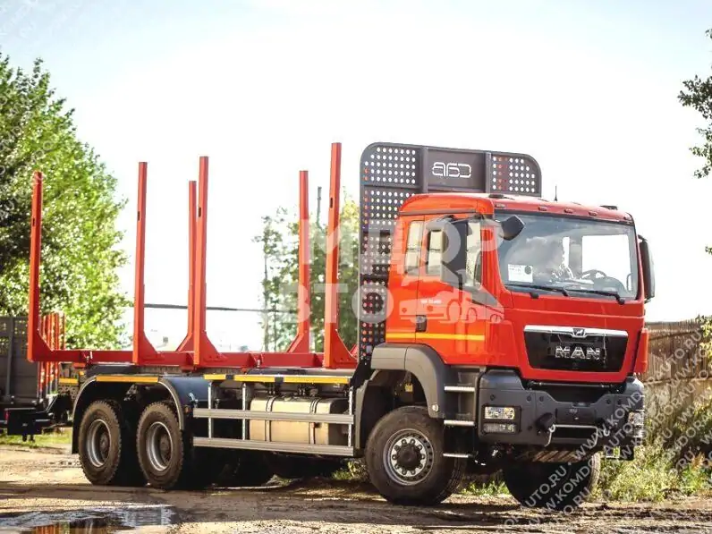 MAN TGS 33.480 6x6 BB (для перевозки 2-х пачек сортимента по 4 м)