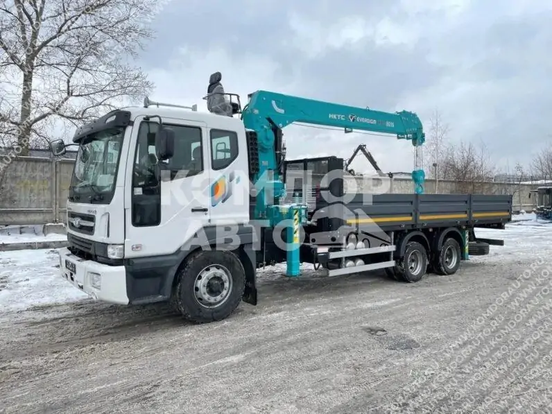 Грузовик с манипулятором HKTC 8016 на шасси Daewoo Novus CL8KR