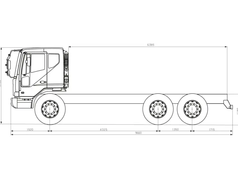 Шасси Daewoo Novus CL7M3
