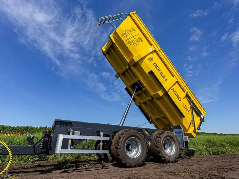 Полуприцеп Bonum самосвальный тракторный полуприцеп 20 м3 (СТПП2000) 3