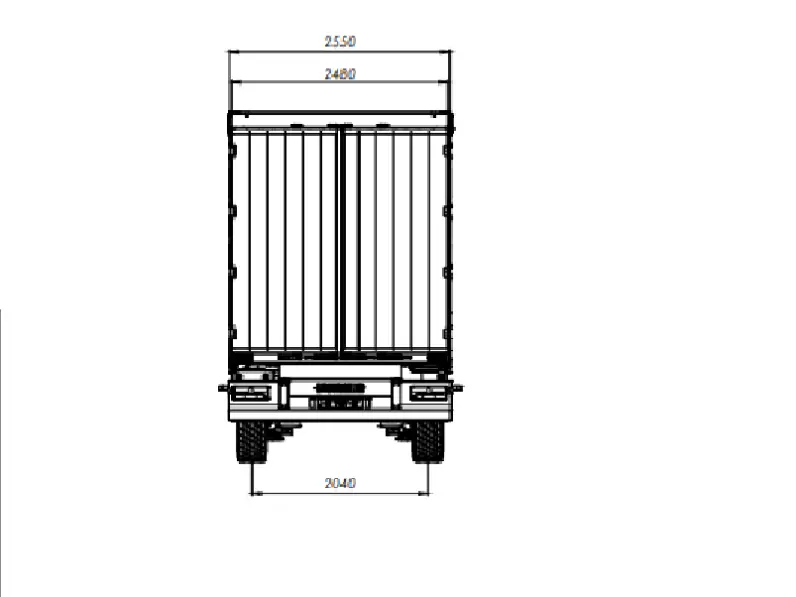 Полуприцеп Бортовой полуприцеп Hastrailer Hasliner 16,5 м. 1
