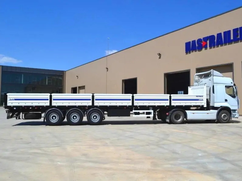 Полуприцеп Бортовой полуприцеп Hastrailer Hasplato 13,6 м.