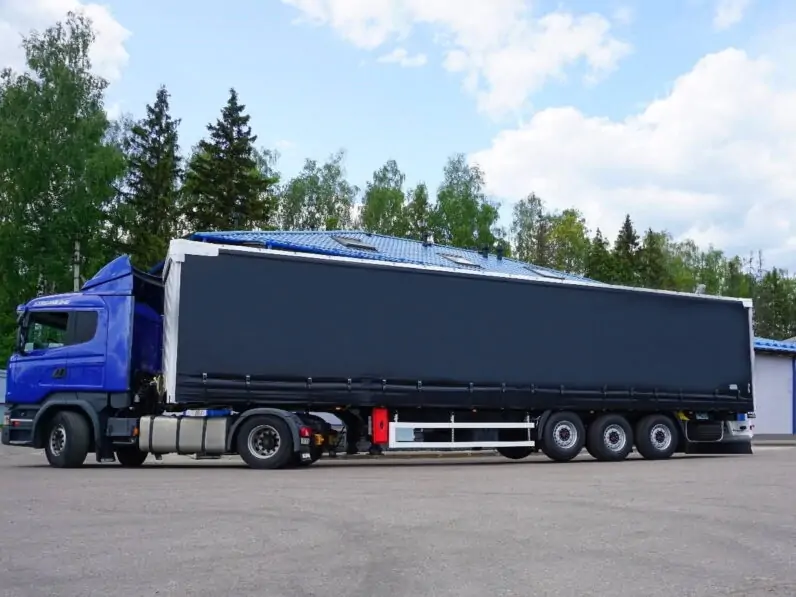 Полуприцеп Полуприцеп Штора Hastrailer Hasliner 13,67 м.