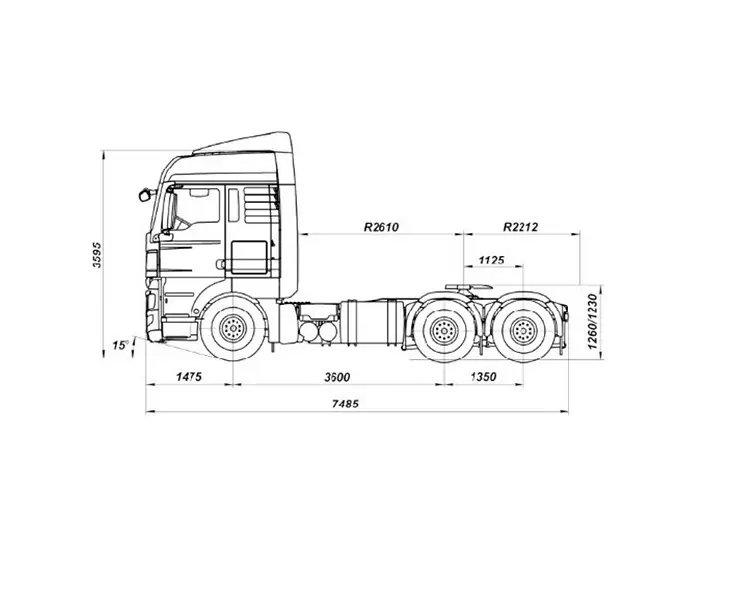 тягач ситрак 6x4 c7h max Тягач ситрак 6x4 c7h max