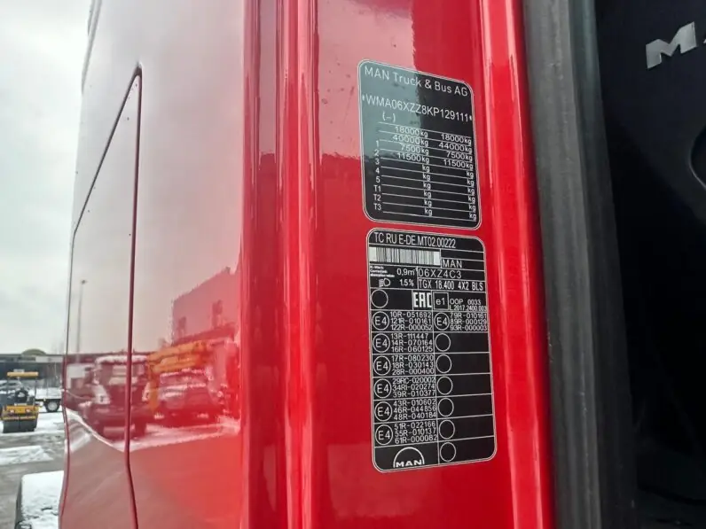 БУ Седельный тягач MAN TGХ 18.400 2019г (с пробегом) 19