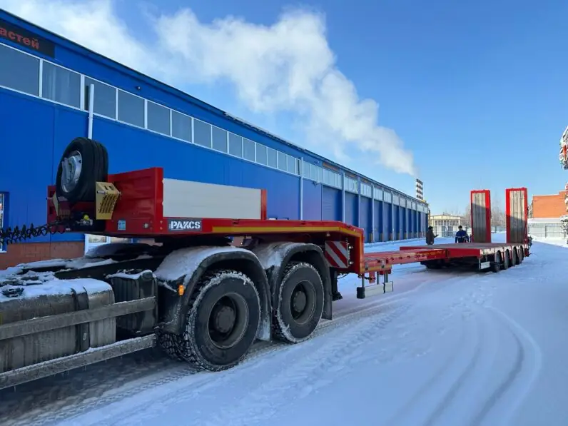 Полуприцеп Раздвижной низкорамный трал ISO PAKCS SLA 4 / 2N - 18 / 40 3
